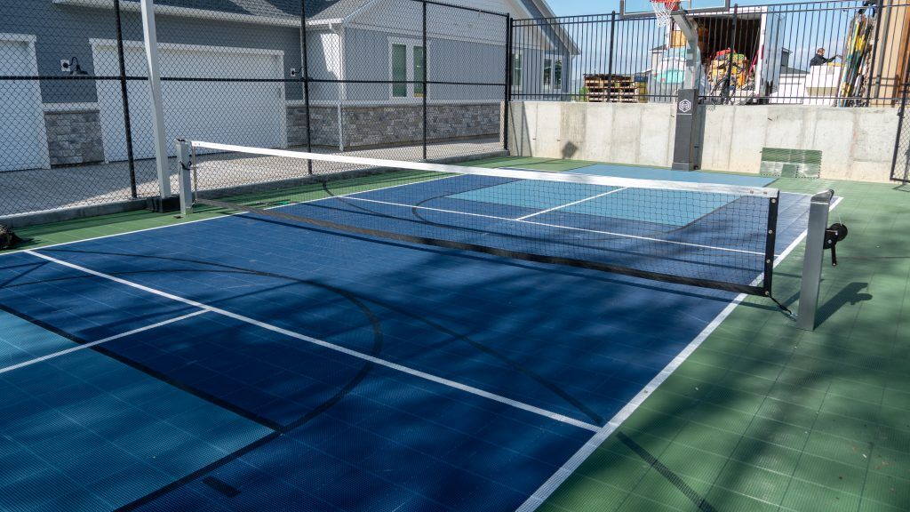 Pickleball court construction