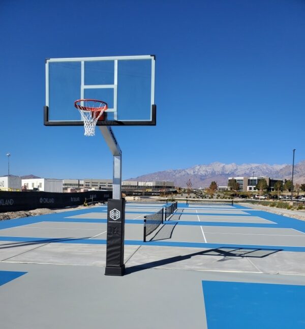 Dominator Pro 72 Basketball Hoop - Shatterproof Aluminum Backboard