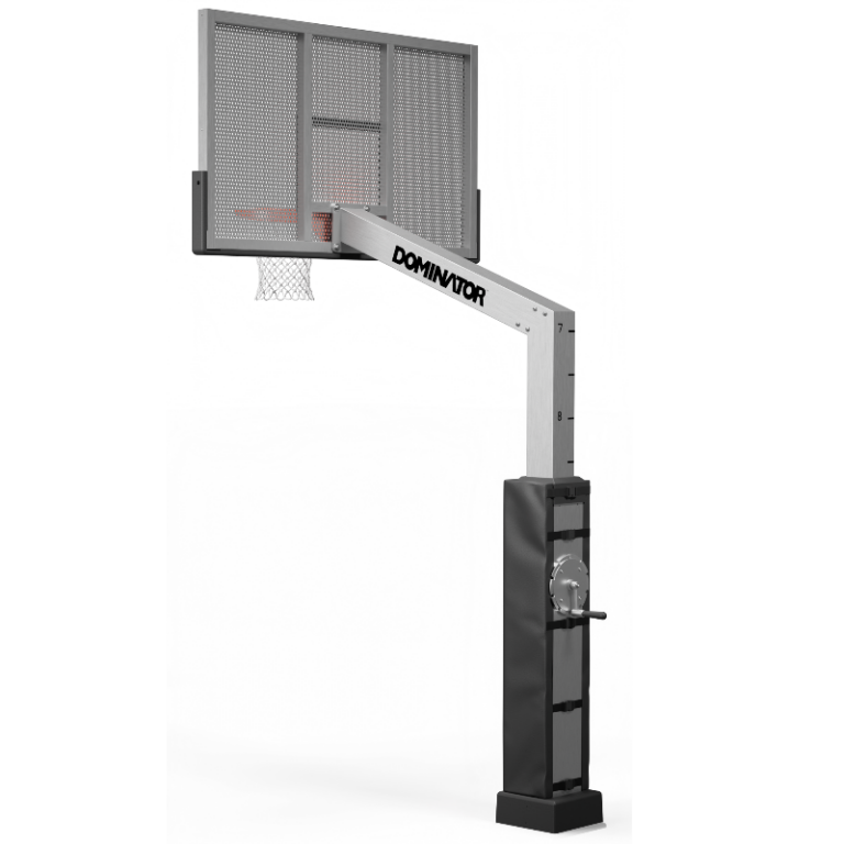 Pro 72" Basketball Hoop Aluminum Backboard Dominator