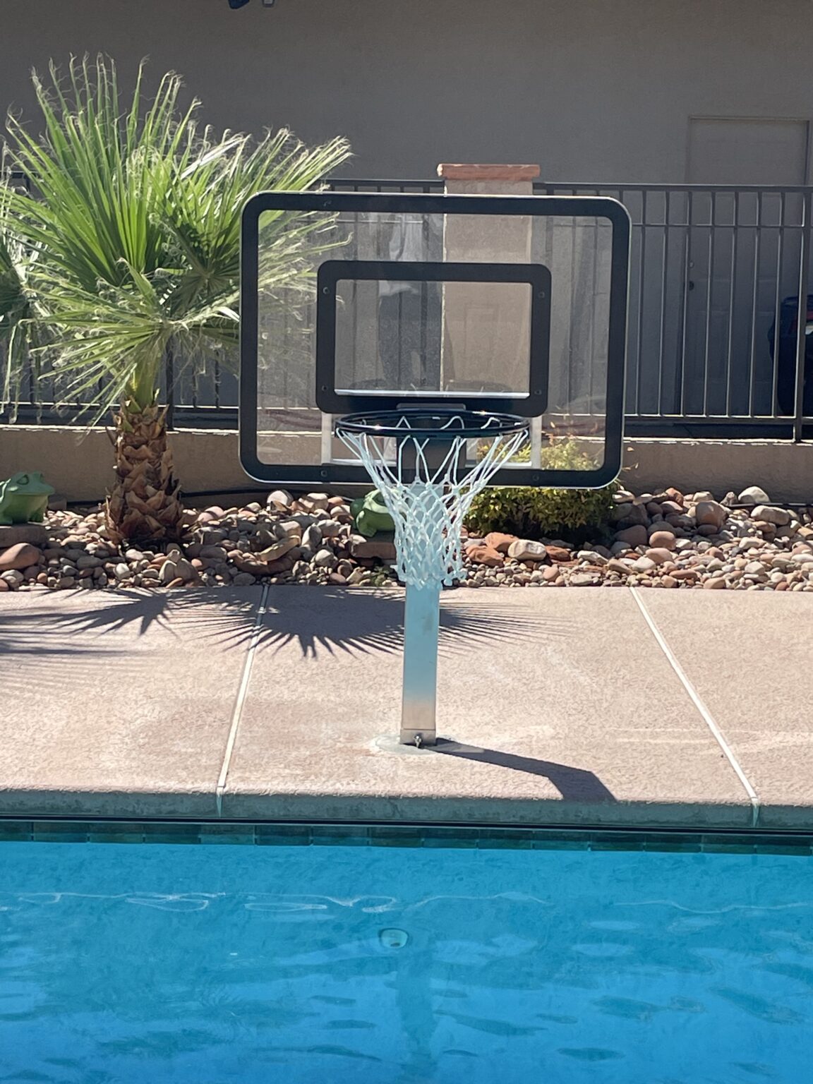 Aluminum Poolside In Ground Basketball Hoop Dominator