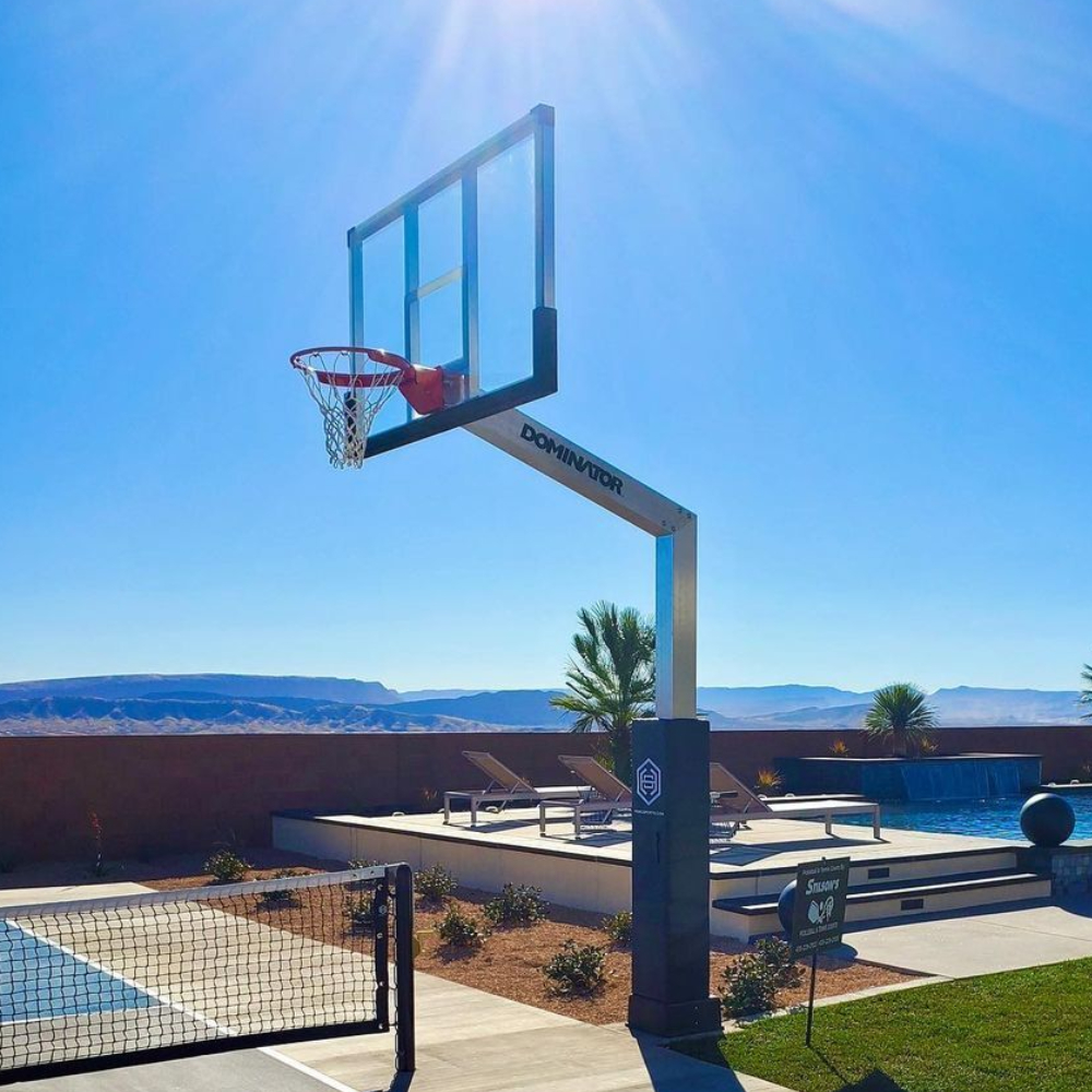 Dominator Premium Inground Adjustable Basketball Hoop